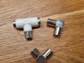 TV antenos kabelio 90 kampai ir dvišakis - nuotraukos Nr. 2