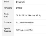 Kavos aparatas Delonghi Icm 50 - nuotraukos Nr. 8