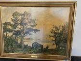 Gottfrid Kallstenius aftonsol i skärgrden