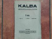 Žurnalo "Kalba" pats pirmasis numeris. 1930 metai
