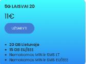 5G pigiausi planai. Bitės planai nuo 8€/mėn - nuotraukos Nr. 2
