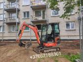 Mini ekskavatoriaus ir Bobcat darbai - nuotraukos Nr. 3
