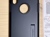 Spigen Tough Armor iPhone Xr Case Juodas - nuotraukos Nr. 2