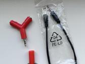 3.5 mm laidas ir šakotuvas
