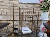 Vintažinė mid century žalvarinė etažerė - nuotraukos Nr. 29