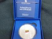 Sidabrinė 20 € moneta skirta narystei Nato
