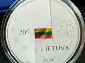 Sidabrinė 20 € moneta skirta narystei Nato - nuotraukos Nr. 2