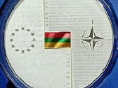 Sidabrinė 20 € moneta skirta narystei Nato - nuotraukos Nr. 3