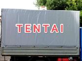 Tentai uzdangalai brezentai su tvirtinimo ziedais