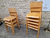 Vintažinės mid century bukmedžio kėdės