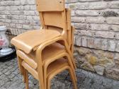 Vintažinės mid century bukmedžio kėdės - nuotraukos Nr. 3