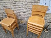Vintažinės mid century bukmedžio kėdės - nuotraukos Nr. 5