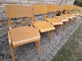 Vintažinės mid century bukmedžio kėdės - nuotraukos Nr. 6