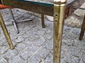 Vintažinis mid century žalvarinis kavos staliukas - nuotraukos Nr. 2