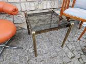 Vintažinis mid century žalvarinis kavos staliukas - nuotraukos Nr. 5