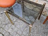 Vintažinis mid century žalvarinis kavos staliukas - nuotraukos Nr. 6