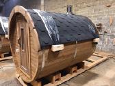 Apvali Lauko pirtis-sauna iš termo medienos 2,4m - nuotraukos Nr. 8