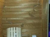 Apvali Lauko pirtis-sauna iš termo medienos 2,4m - nuotraukos Nr. 11