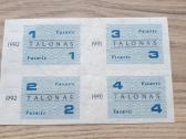 1992 metų maisto talonai Vasaris