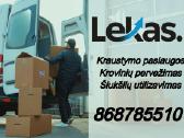 Krovinių pervežimas, perkraustymas, utilizavimas