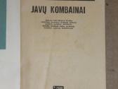Javų kombainai knyga 1974m. - nuotraukos Nr. 2