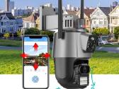 Sekiojanti ir sukinejama lauko kamera 4+4mp WiFi - nuotraukos Nr. 2