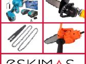 Mini akumuliatorinis grandininis pjūklas genėjimui