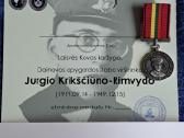 Jurgio Krikščiūno-rimvydo atminimo medalis