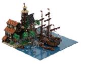 Lego Moc - Port Sauvage: a Pirate Town 14428pcs