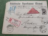 Memel Klaipeda Banko laiskas 1925 (sparkasse)