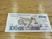 Brazilija 100 000 Cruzeirų Unc