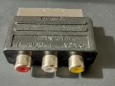 Adapteris garso ir TV įrangai Scart - 3rca