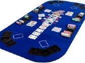 Pokerio žaidimo XL komplektas- stalviršis, žetonai