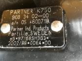 Partner K750 betono pjaustykle - nuotraukos Nr. 3