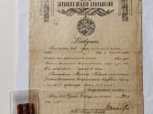 Savanorio medalis su dokumentu - nuotraukos Nr. 3