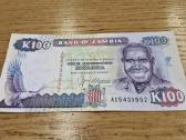 Zambija 100 Kvačų 1991 m. Unc