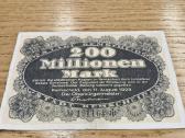 Vokietija 200 Milijonų markių 1923m.