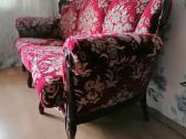 Vintažinė medinio rėmo sofa - nuotraukos Nr. 2