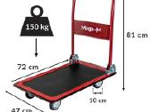 Platforminis transportavimo vėžimėlis / Stelažai