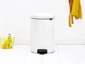 Balta šiukšliadėžė Brabantia Newicon, 20 litrų