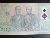 Tailandas 20 Baht Unc Polimer - nuotraukos Nr. 2
