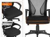 Nuolaidos% Ergonomiška biuro kėdė. Juodos spalvos. - nuotraukos Nr. 4
