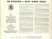 Vinilas Nat King Cole - In Person (World Record) - nuotraukos Nr. 2