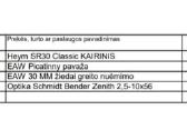 Heym Sr30 Classic Kairinis 8x57 Is + Schmidt & Ben - nuotraukos Nr. 7