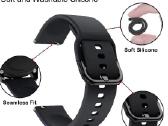 Silikoninis dirželis Smartwatch 20mm - nuotraukos Nr. 3