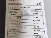 Naujas elektrinis boileris gulsčias
