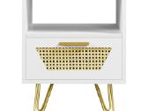 Moderni boheminio stiliaus baltos spalvos spintelė - nuotraukos Nr. 6