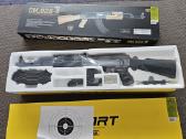 Airsoft ginklai, chest rig, baterijos, nuoma