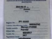 Valtis,variklis Mercury F10mh ir kt. įranga - nuotraukos Nr. 7
