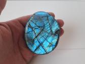 Labradorito delninis akmuo 181g, 8x7x2cm mineralas - nuotraukos Nr. 2